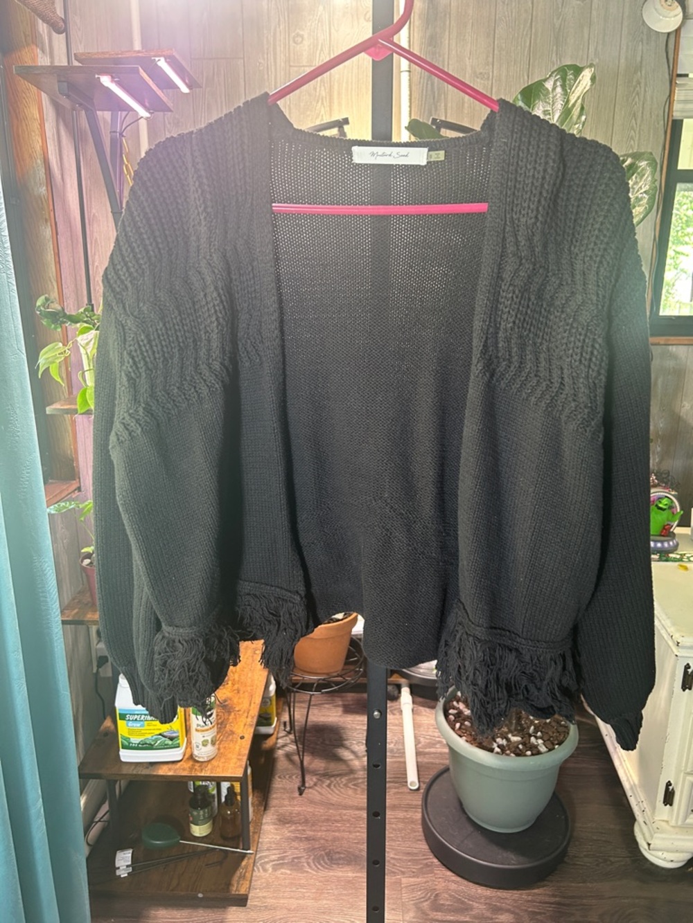 VGUC Mustard Seed Sweater Cardigan